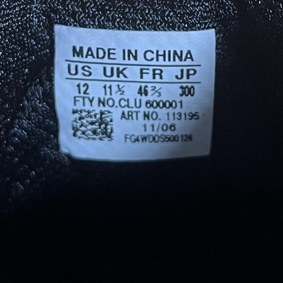 NEW Adidas Spinner 7 Low Mens Sz 12 Metal Spikes Baseball Shoes Blk 113195 - Picture 11 of 11